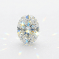 Oval White Moissanite 6x8mm - 1.00ct D - E - Gemstone Portal
