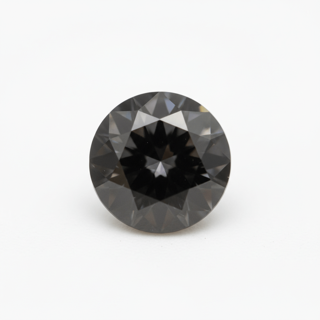 2mm 0.03 ct Lab Black Moissanite - Gemstone Portal