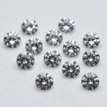 White Moissanite Melee 3.0mm – 1 Carat Lot | Round Brilliant | Loose Lab - Grown - Gemstone Portal