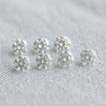 White Moissanite Melee 3.5mm – 1 Carat Lot | Round Brilliant | Loose Lab - Grown - Gemstone Portal