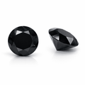 Round Black Moissanite 9mm 2.50ct - Lab - Grown - Gemstone Portal