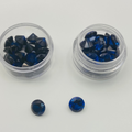 8.0mm Round Lab-Grown Sapphire (2.60 ct) Darker color and lighter color