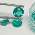 Round Lab - Grown Emerald 3.0 mm - Gemstone Portal