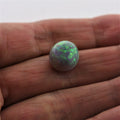 4.67 Carat Dark Opal Cabochon - Green Orange Blue Fire - Gemstone Portal