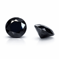 Round Black MoissaniteGemstone Portal