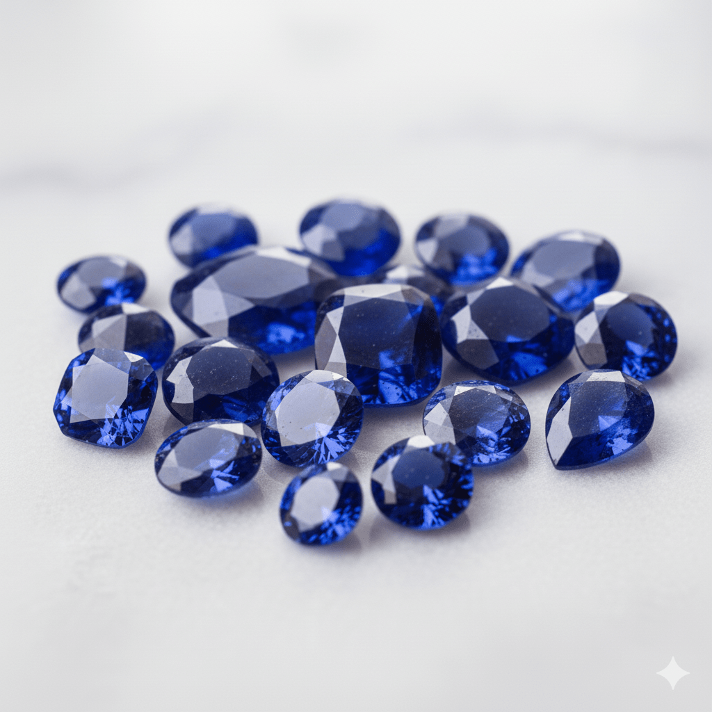 Round Lab - Grown Sapphire 2.25 mm - Gemstone Portal