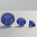 Round Lab - Grown Sapphire 3.0 mm - Gemstone Portal