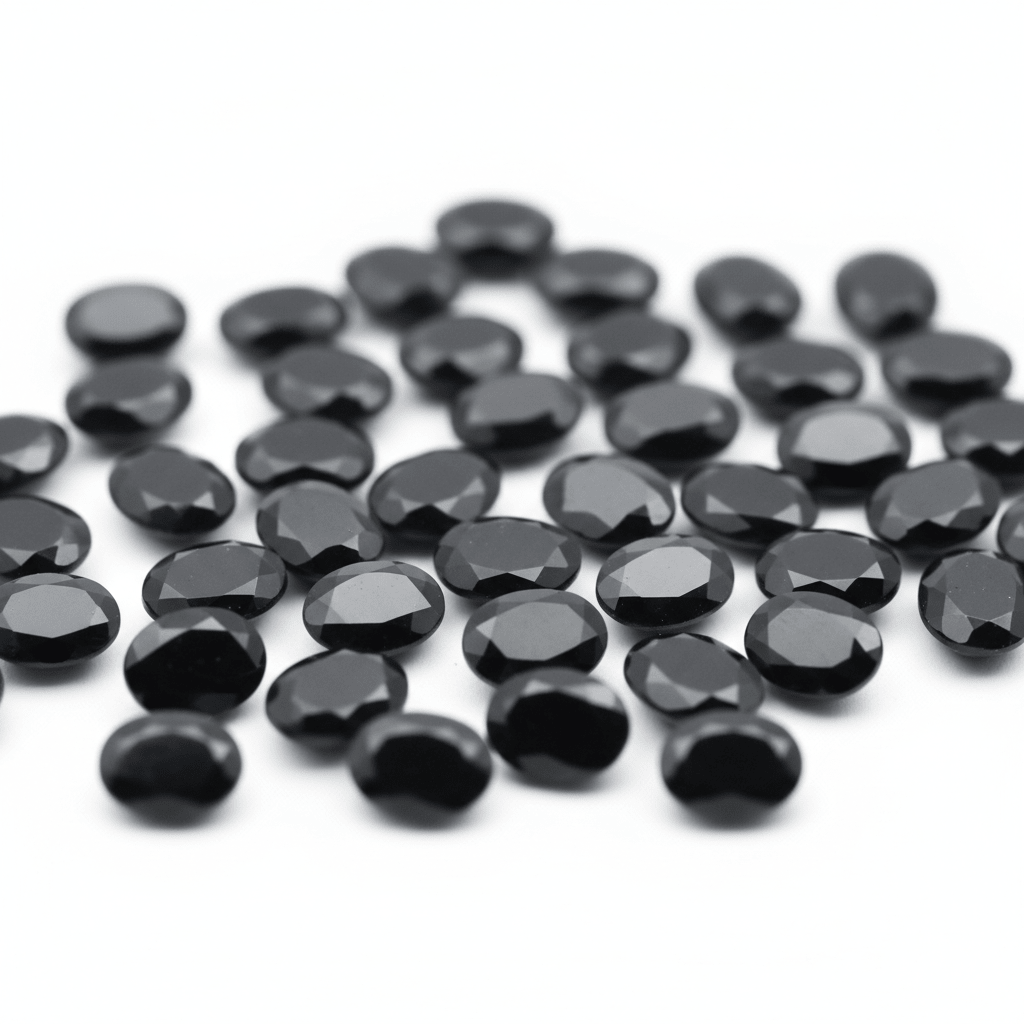 Oval Moissanite 3x5mm – 0.20ct D-E | White & Black - Gemstone Portal