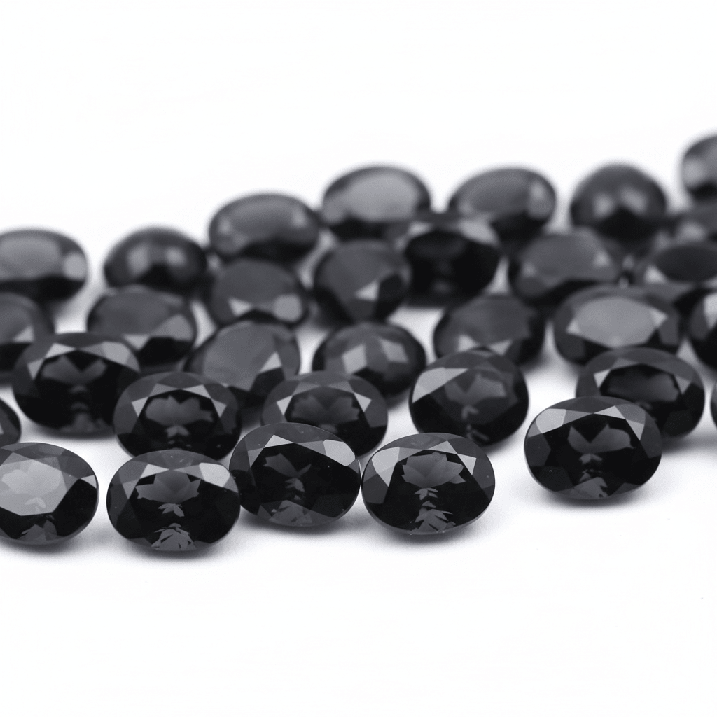 Oval Moissanite 4x6mm – 0.50ct D-E | White & Black - Gemstone Portal
