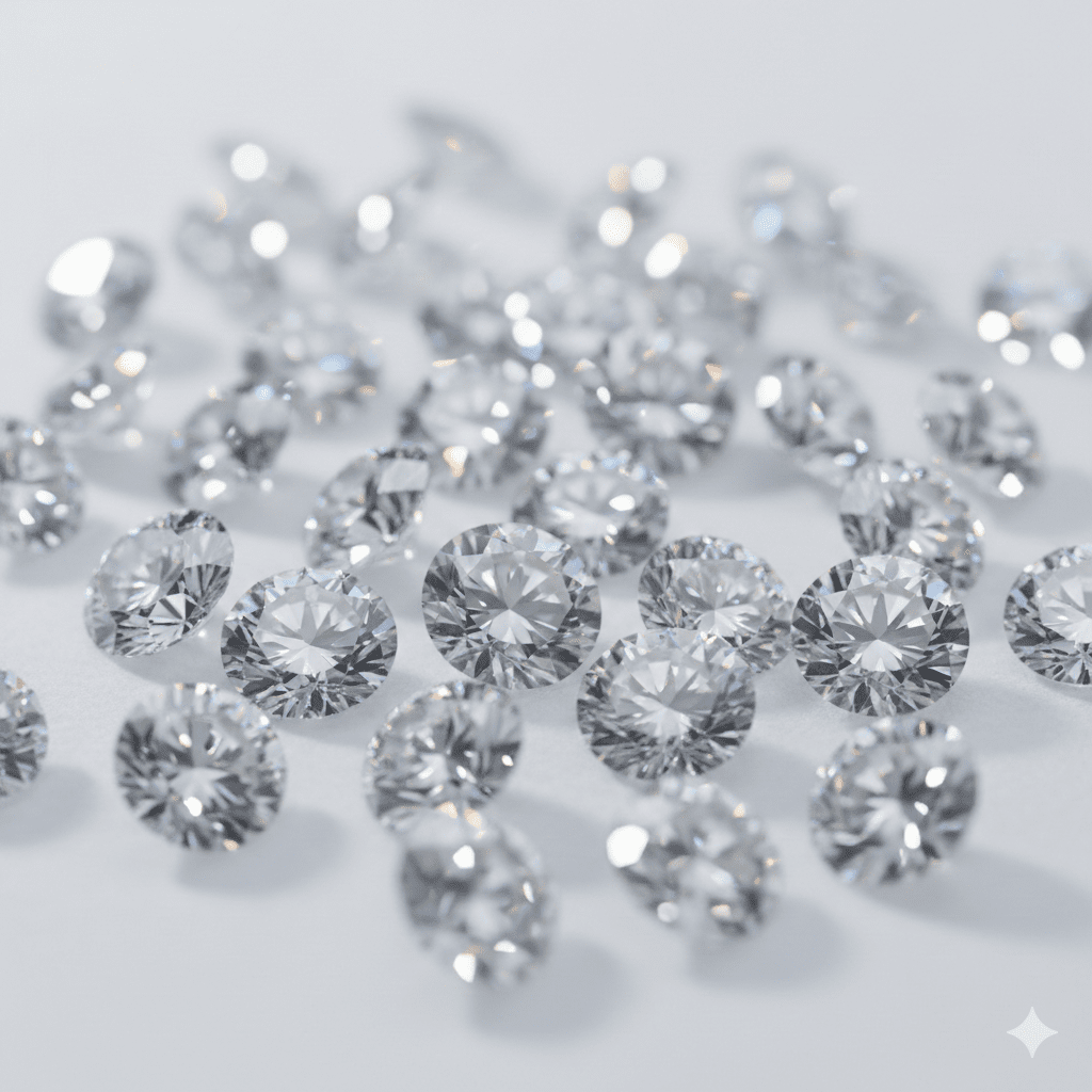 Lab - Grown White Round Moissanite | 1.0mm - 10.0mm - Gemstone Portal