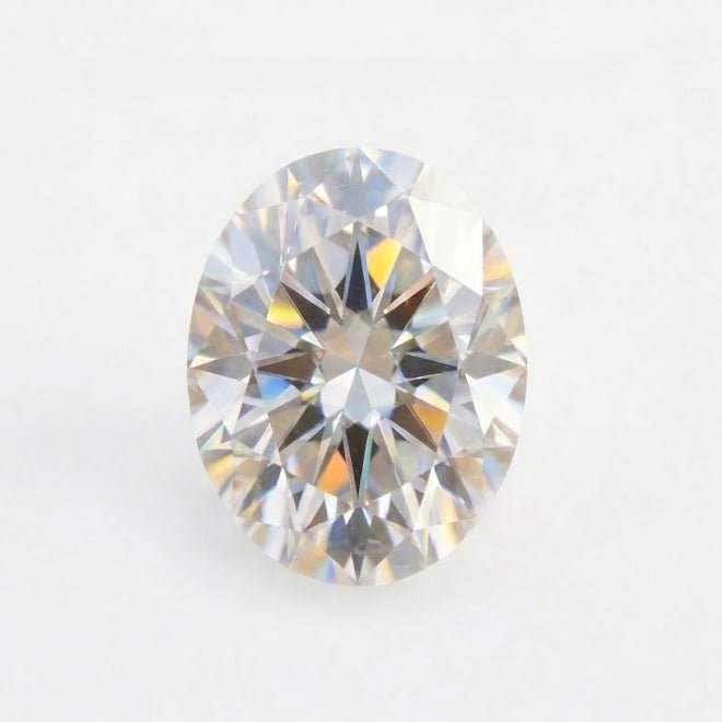 Oval White Moissanite 7x9mm - 1.50ct D - E - Gemstone Portal