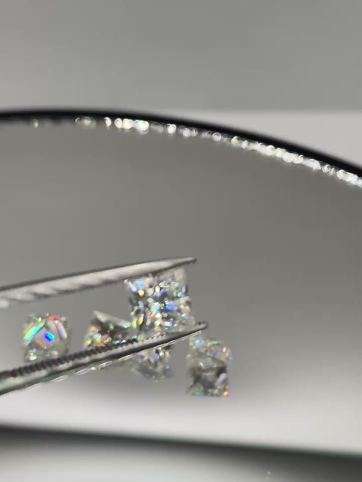 Lab-Grown White Square Moissanite - 7x7mm (1.75ct)