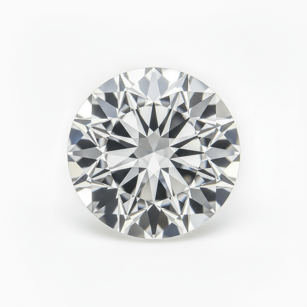 Lab - Grown White Round Moissanite - 7.0mm (1.30ct) - Gemstone Portal