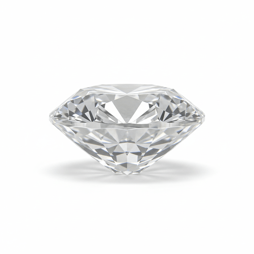 Lab - Grown White Round Moissanite - 4.5mm (0.35ct) - Gemstone Portal