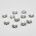 Oval Moissanite 4x6mm – 0.50ct D-E | White & Black - Gemstone Portal
